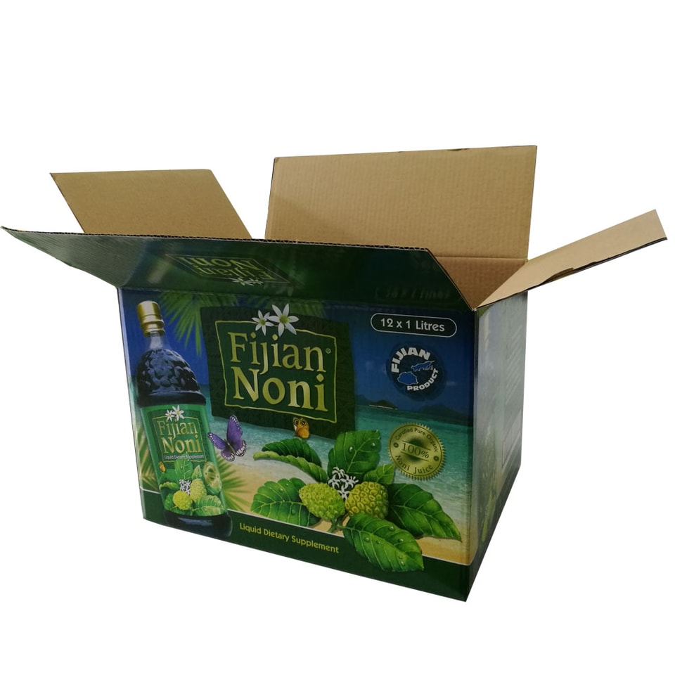 Caja de cartón para zumo