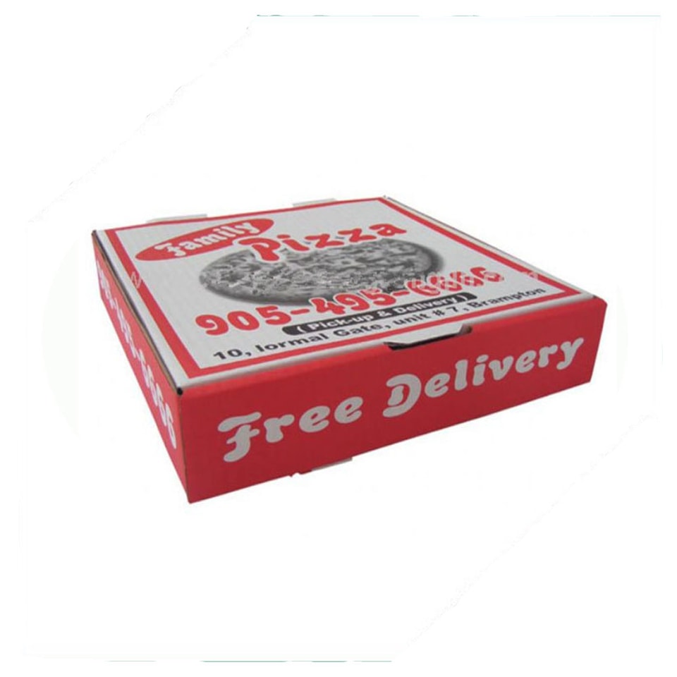 Caja redonda para pizza