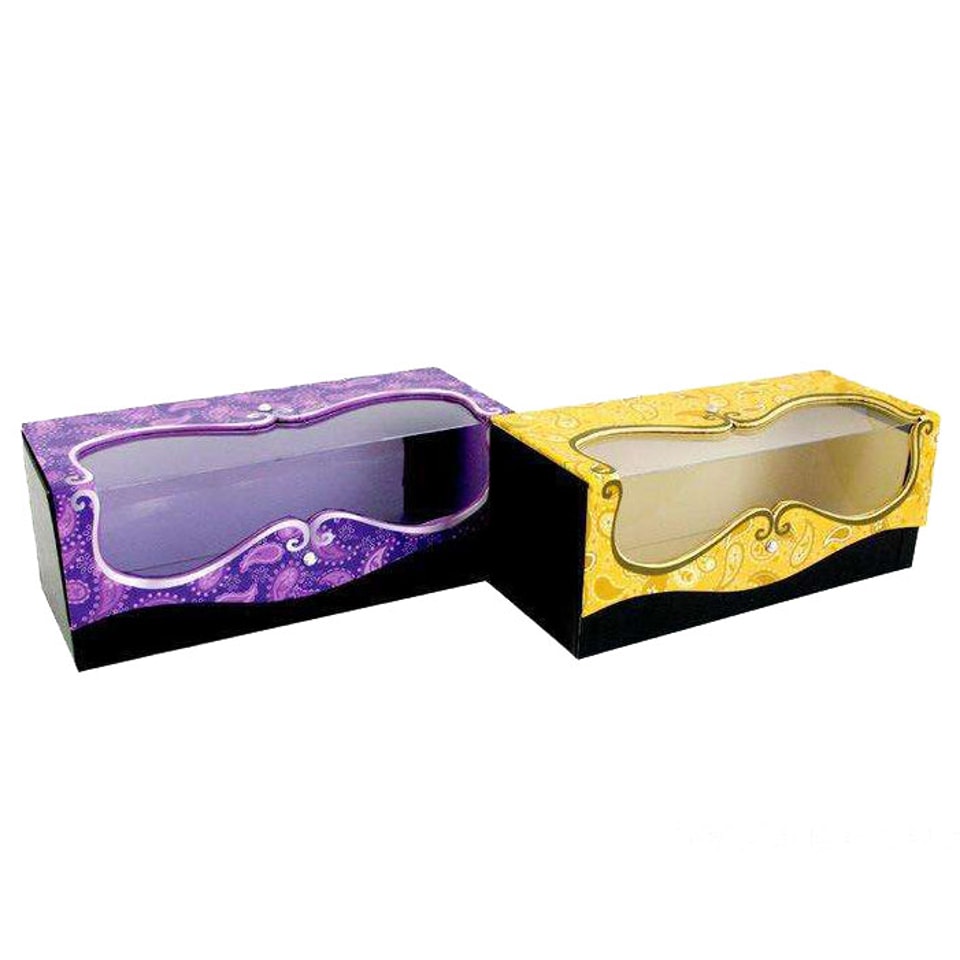 Caja de embalaje para juguetes de cartulina marfil SBS de 17 pt con ventana de PVC