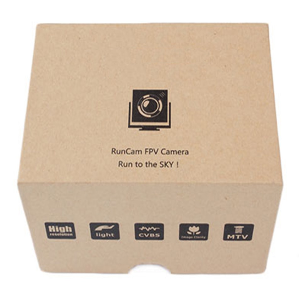 Caja de cartón kraft marrón para cámaras