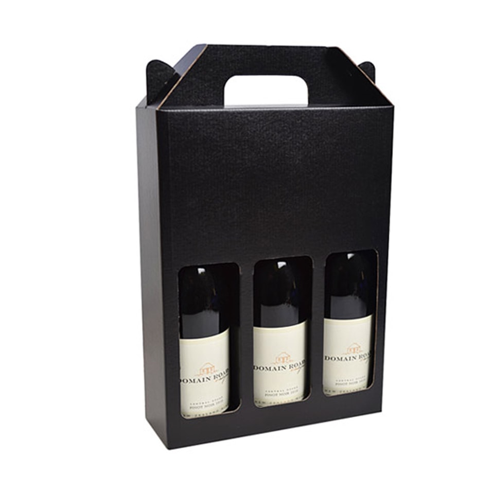 Caja para vino con asa