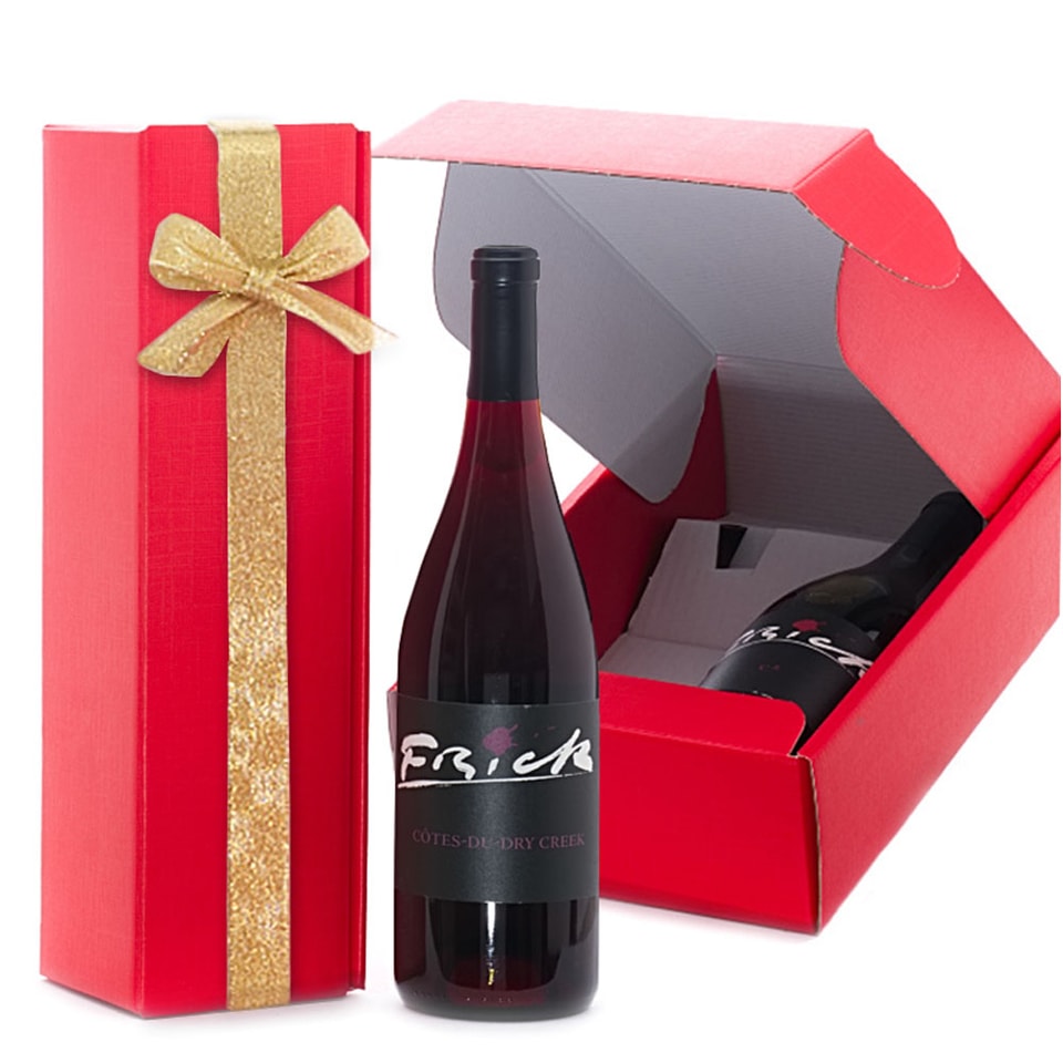 Caja para embalaje de vino con separador