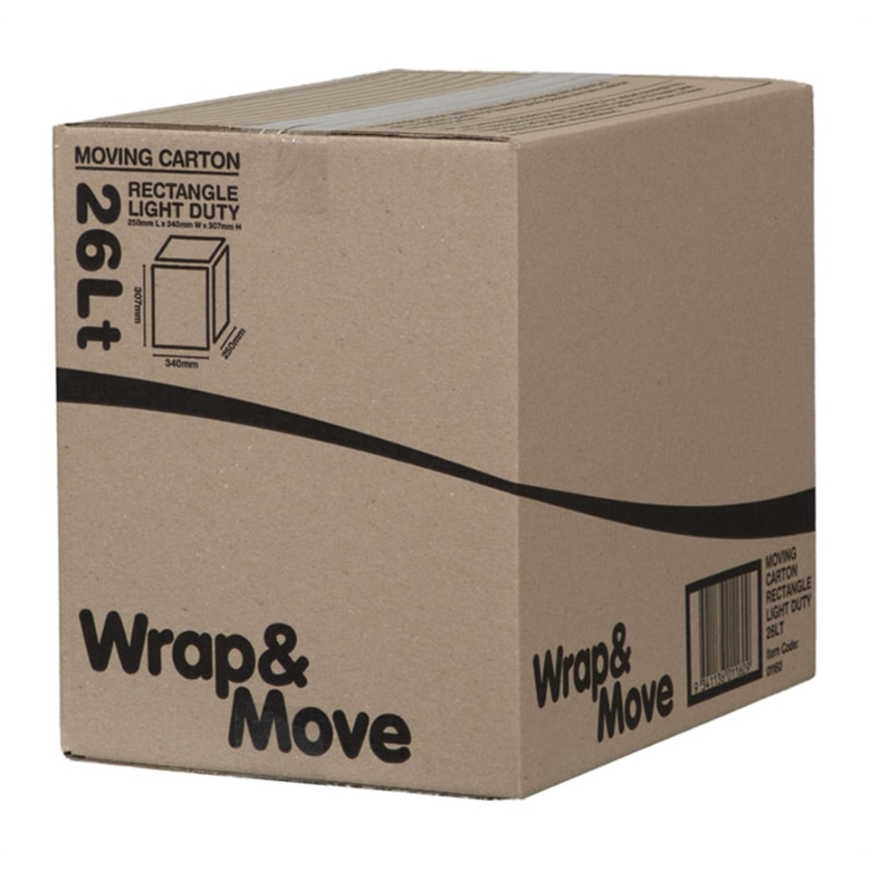 Caja para aire acondicionado impresa a un color