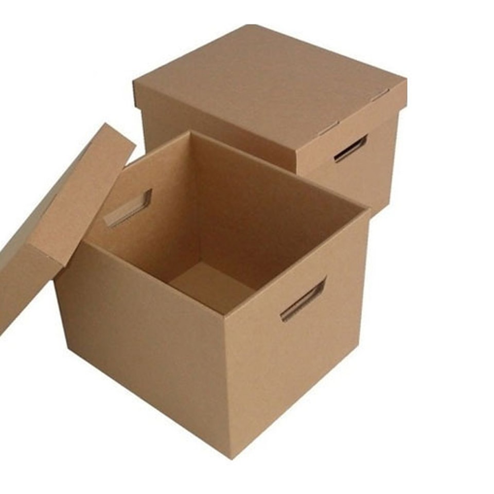 Caja de embalaje de cartón ondulado para equipos de oficina, de tamaño personalizado
