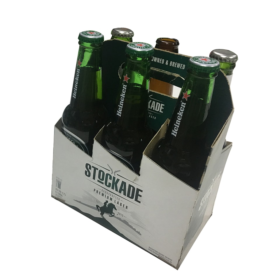 Caja para paquetes de seis unidades