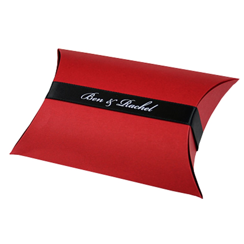 Caja roja personalizada para embalaje