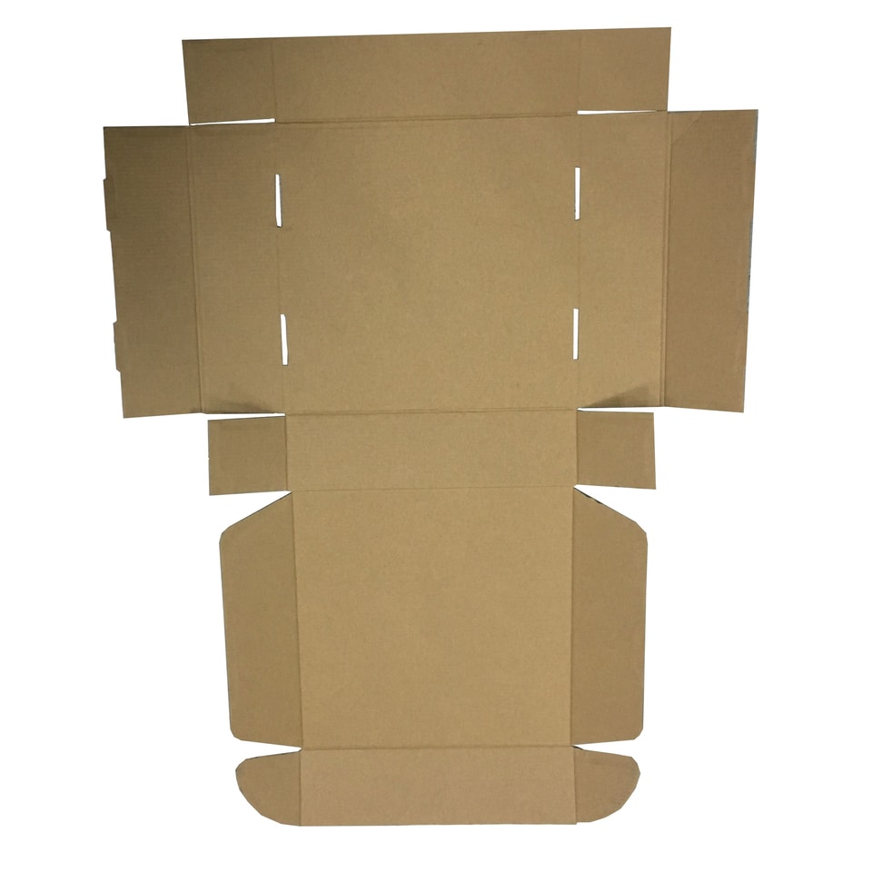 Caja de papel reciclado de cartón