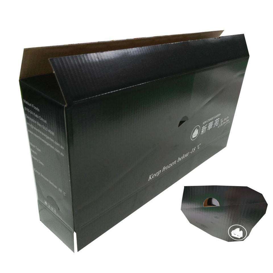 Caja de cartón RSC negra