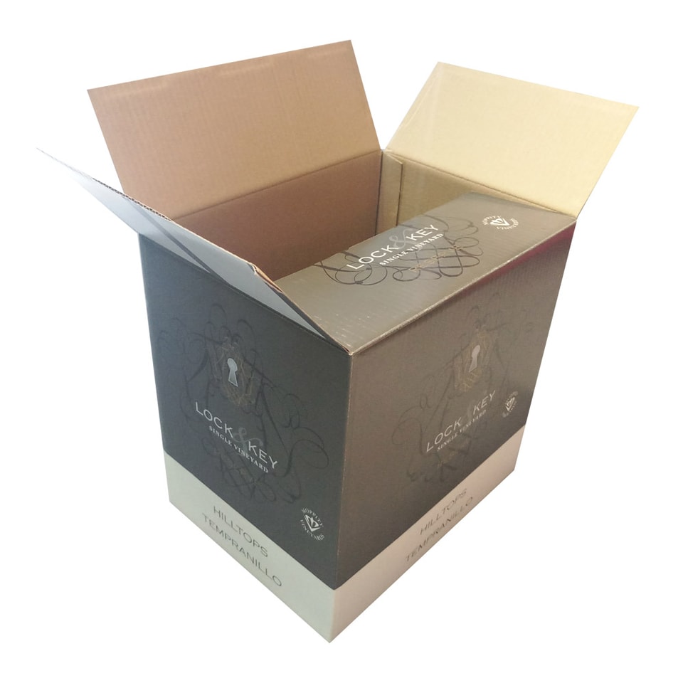 Caja de cartón RSC con impresión personalizada