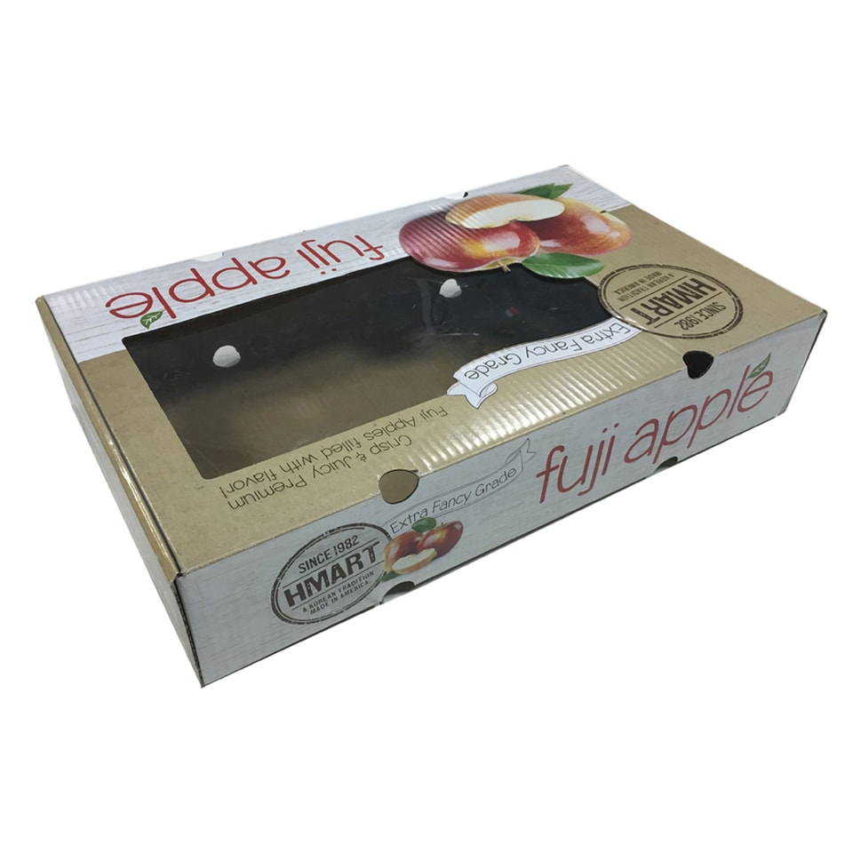 Caja corrugada para mudanzas con ventana transparente