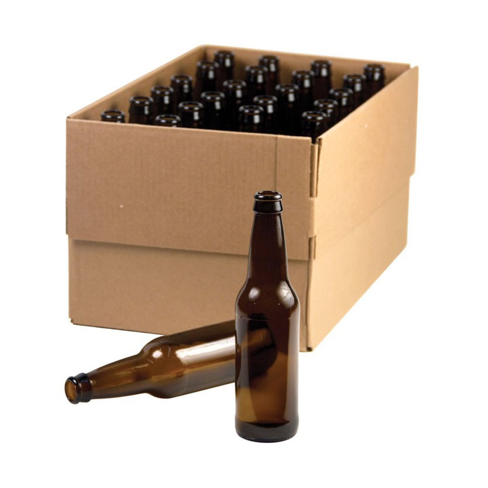 Caja de cartón para 24 botellas de 330 ml