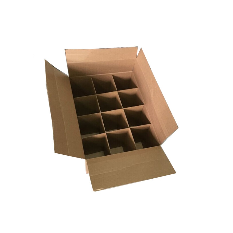 Caja de cartón corrugado personalizada para vino