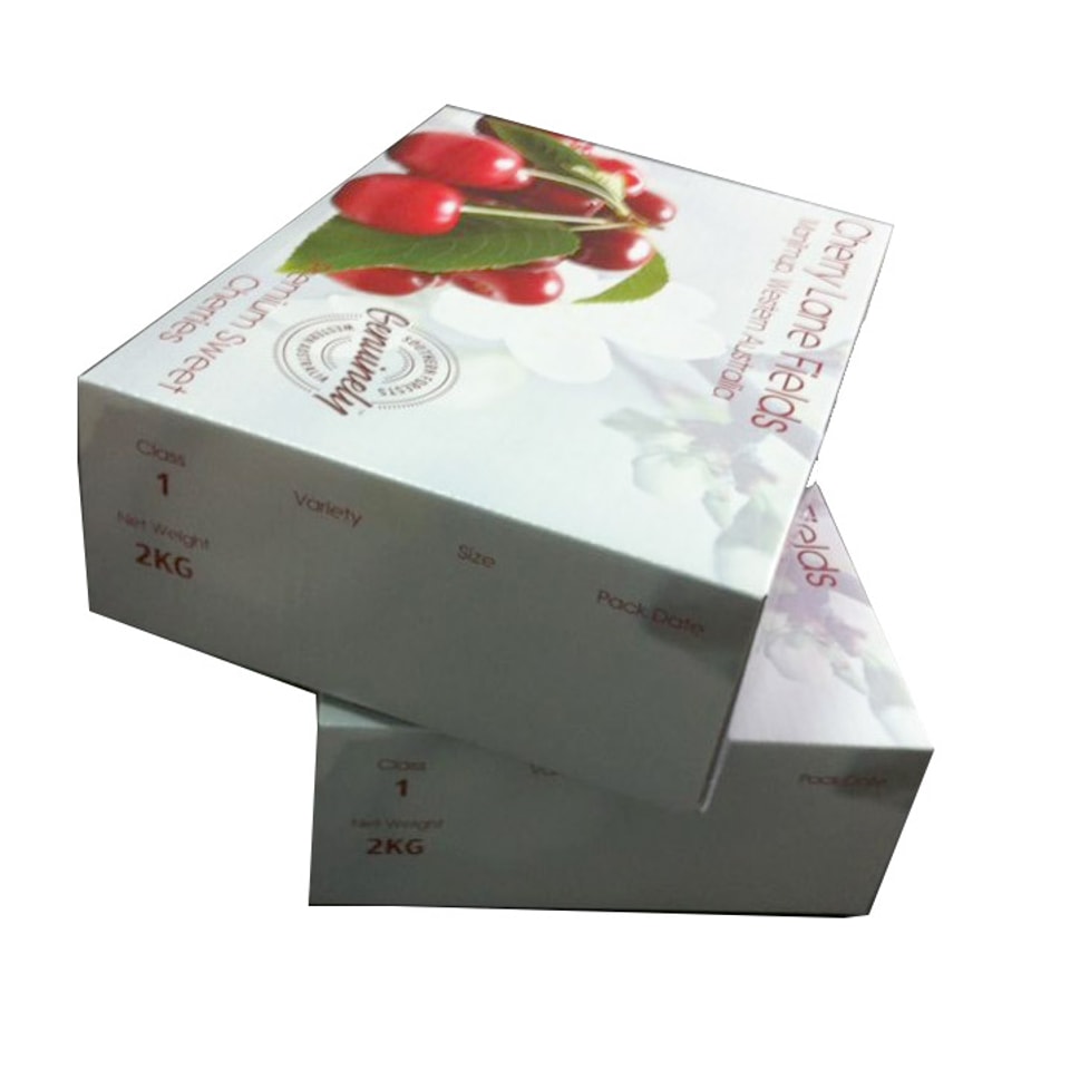 Caja para cerezas de 2 kg