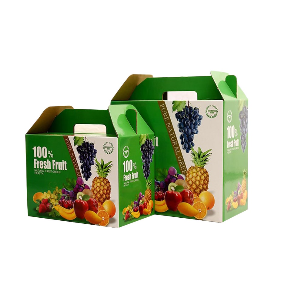 Caja de cartón para piñas con impresión de logotipo OEM