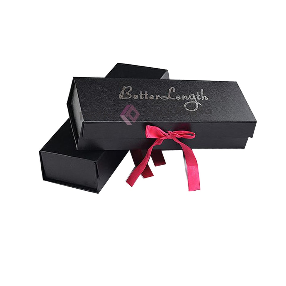 Caja de lujo personalizada para extensiones de cabello