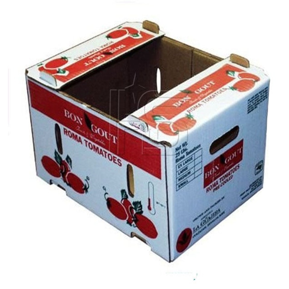 Caja corrugada personalizada para tomates