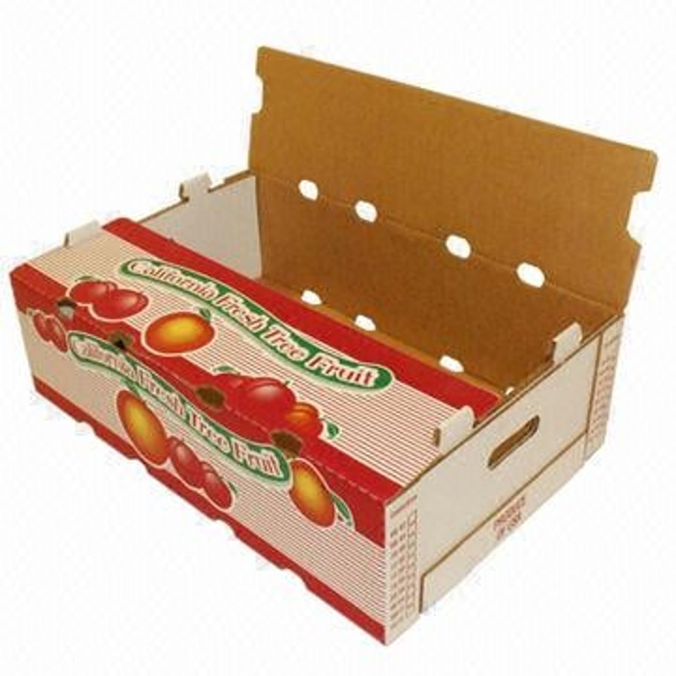 Embalaje personalizado de cartón corrugado para tomates