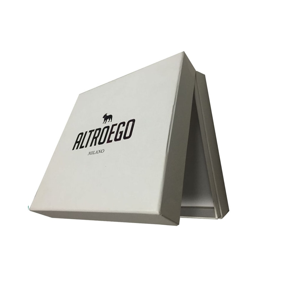 Caja de cartón de estilo moderno con logotipo impreso y caja de regalo de cumpleaños