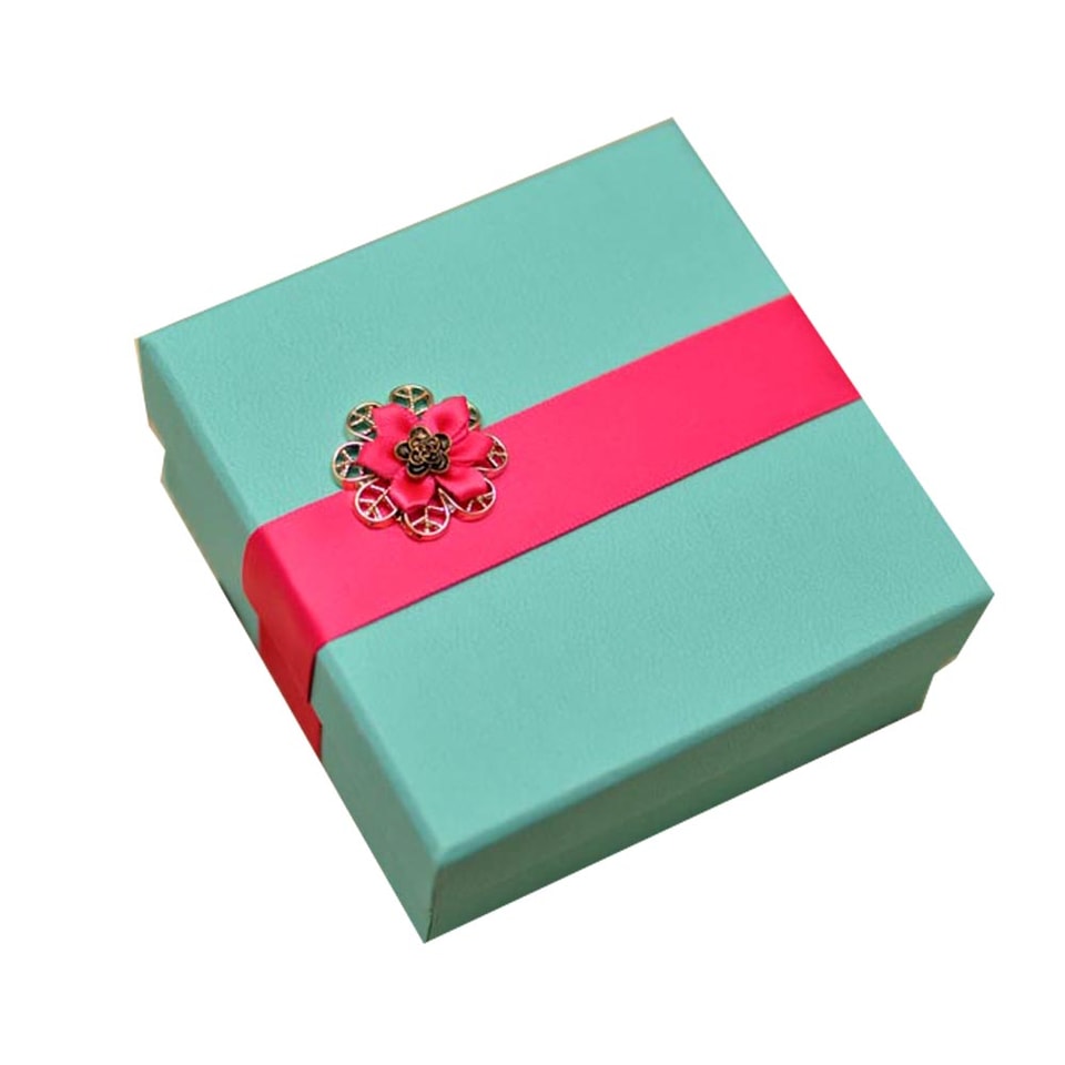 Caja de regalo personalizada de alta calidad para bodas