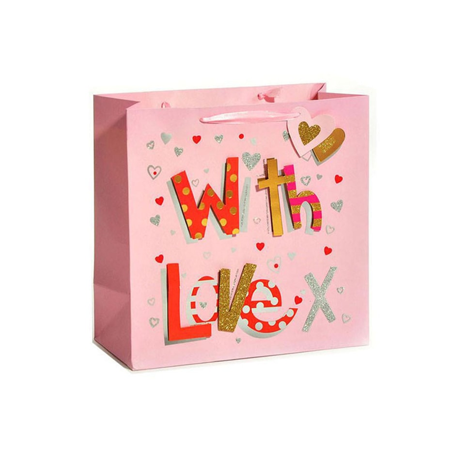 Bolsa de papel mate personalizada para regalos