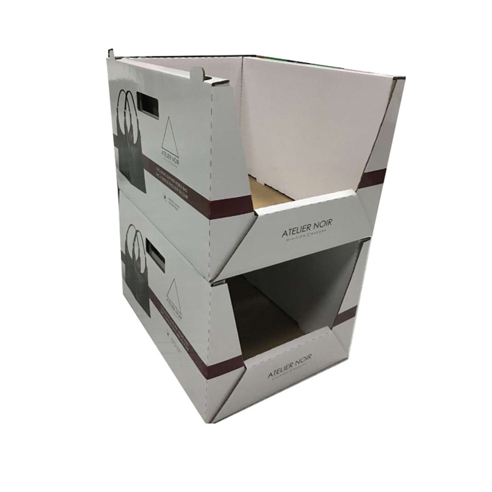 Caja expositora de papel