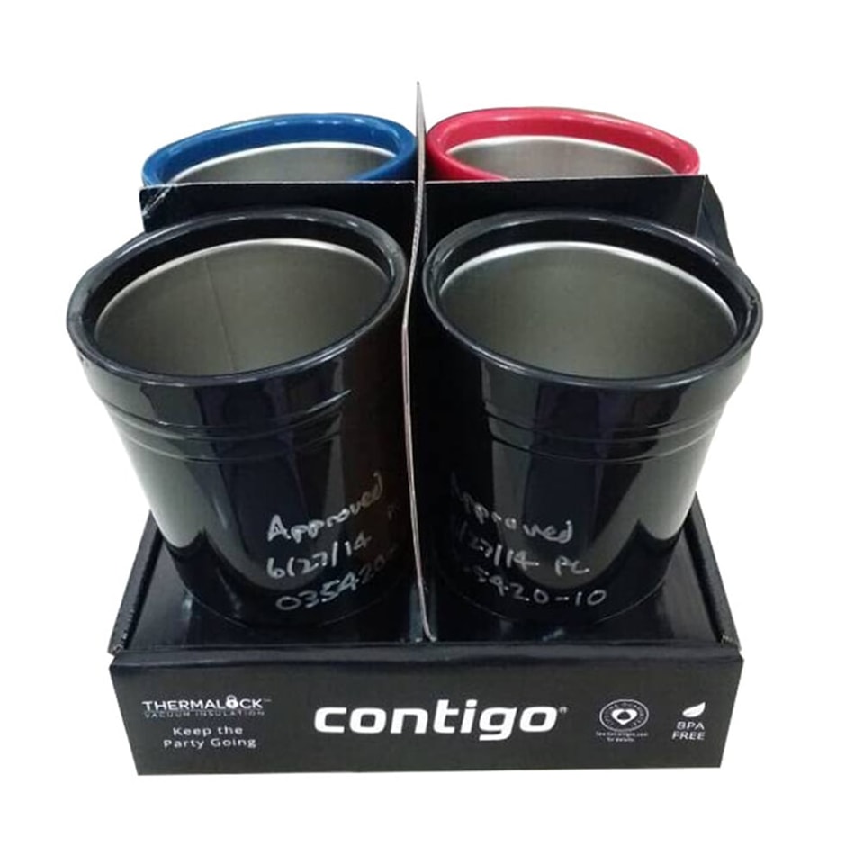 Caja expositora para botellas