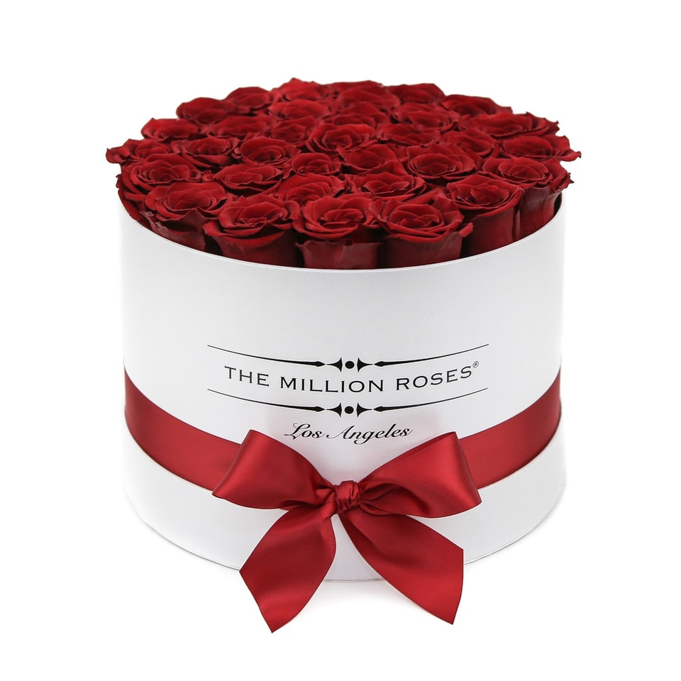 Caja de cartón para rosas