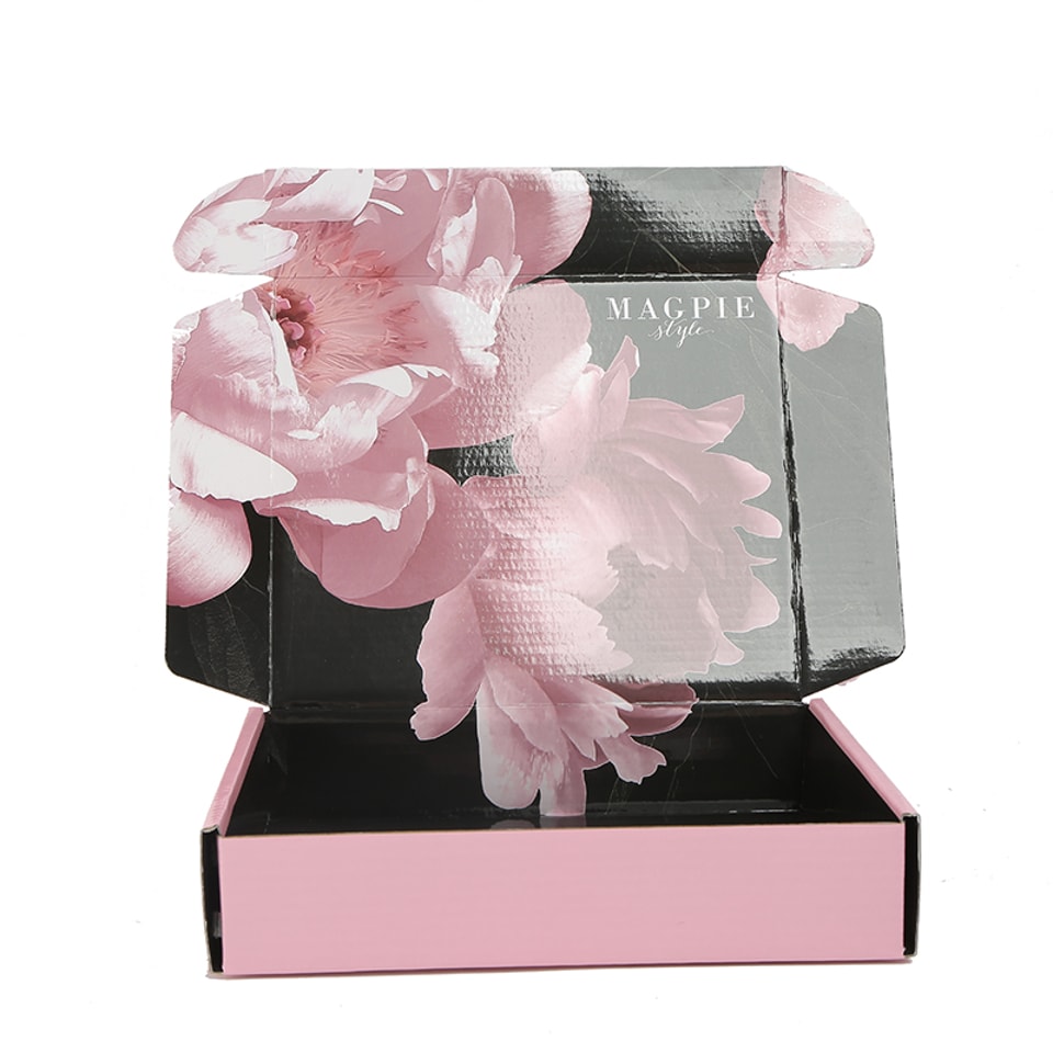 Caja tipo sobre de cartón personalizada para flores