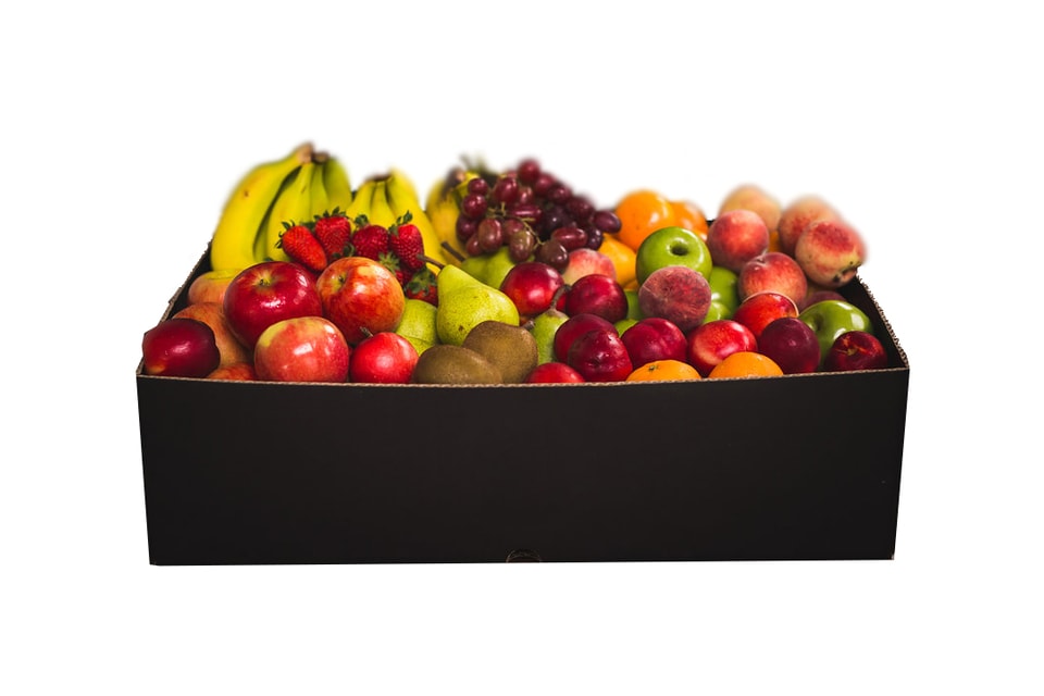 Caja resistente para fruta