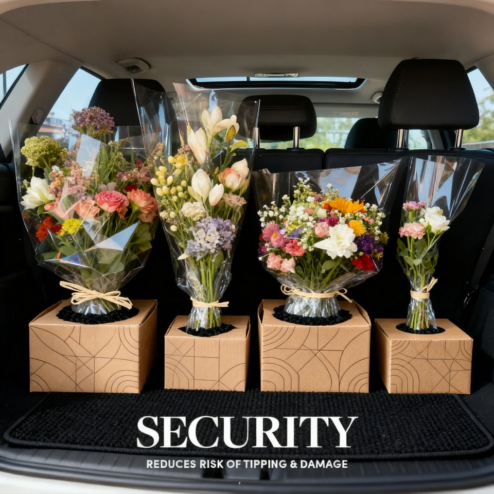 Caja para transportar flores