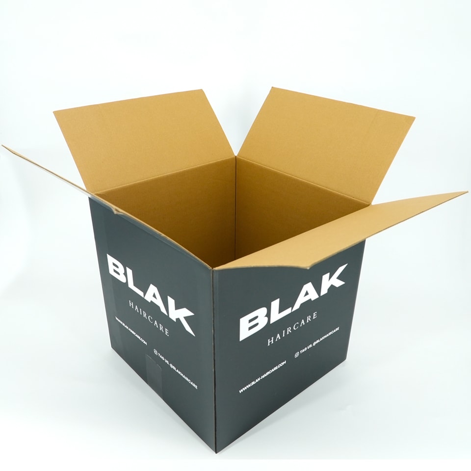Caja de cartón para envío de vino