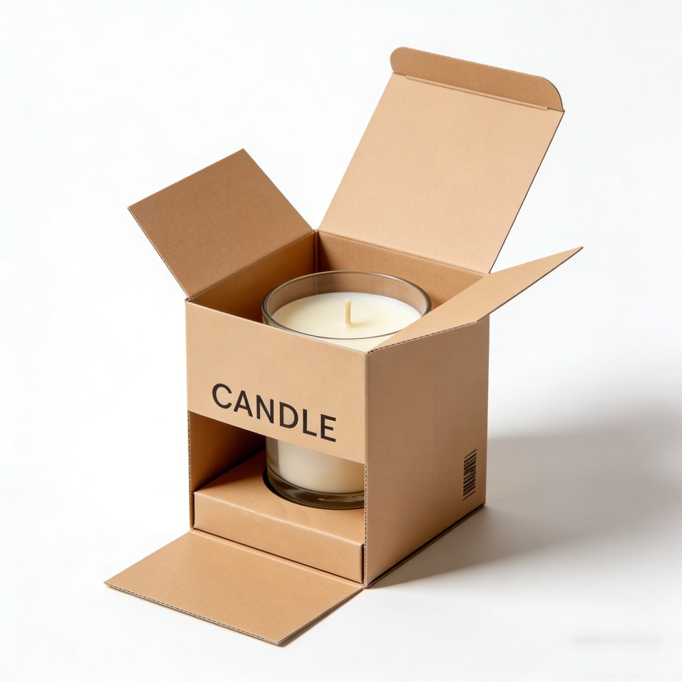 Caja de envío para velas