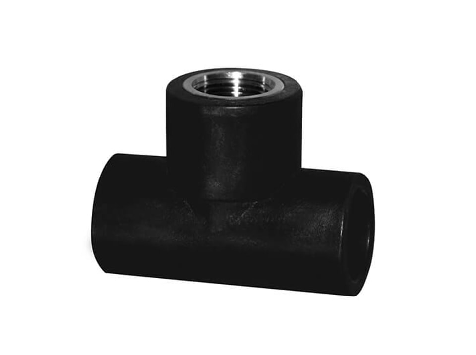 HDPE Socket Fitting-Female Tee(Copper Thread)