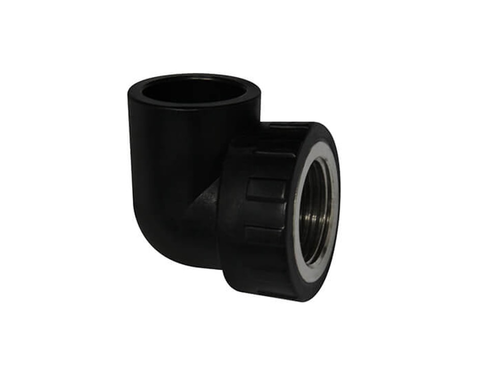 HDPE Socket Fitting-Female Elbow(Copper Thread)