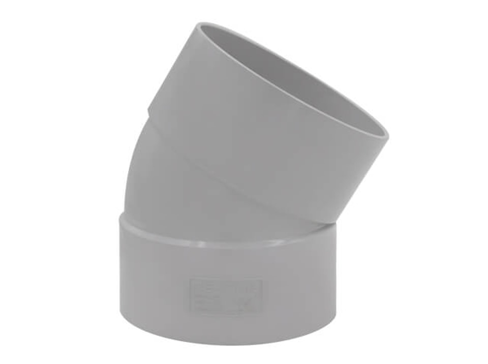 PVC-U 45° DWV Plain Bends F&F