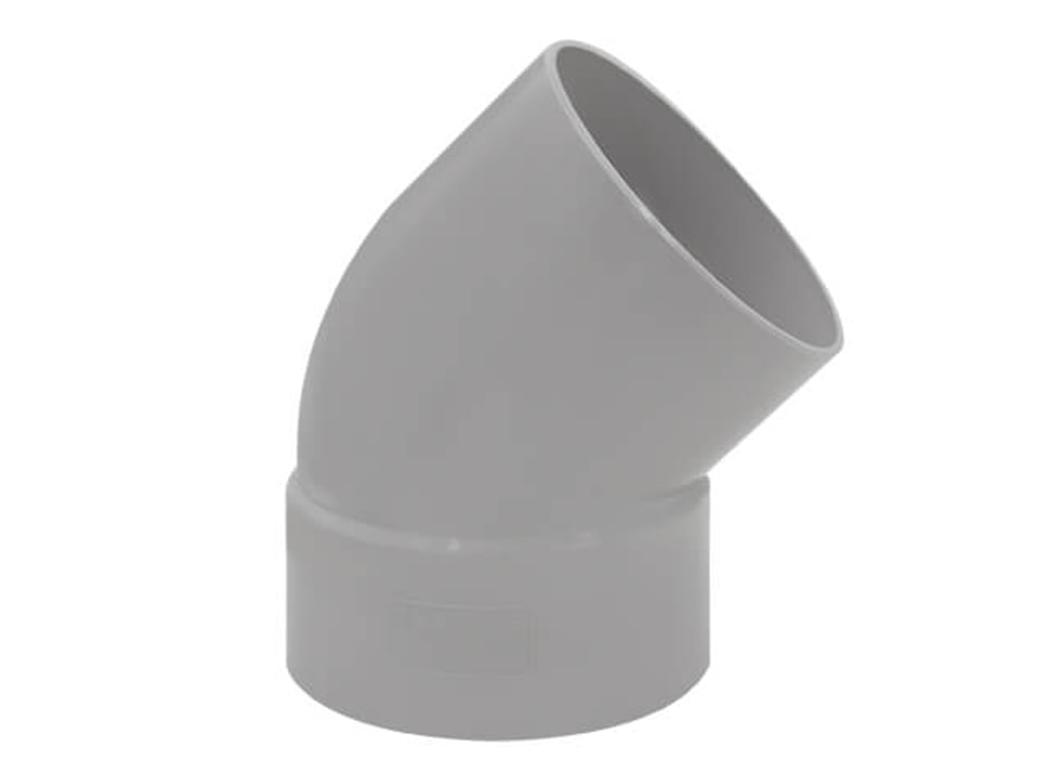 PVC-U 45° DWV Plain Bends M&F