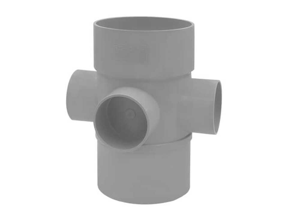 PVC-U DWV Four Way Riser M&F