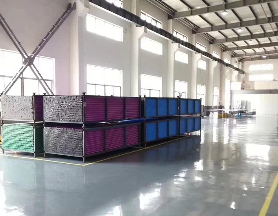 A corner of the REHOME factory