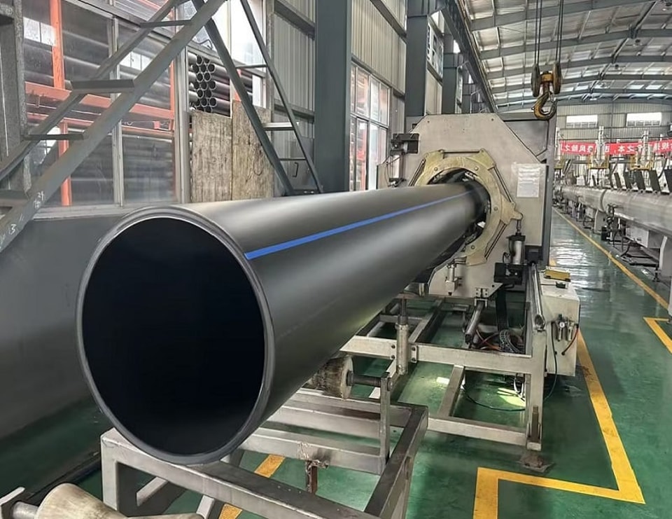 HDPE pipe production line