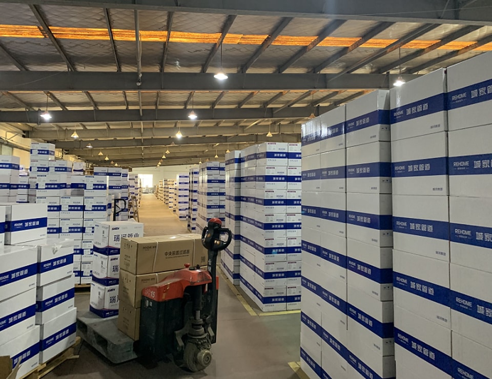 REHOME pipe fittings warehouse