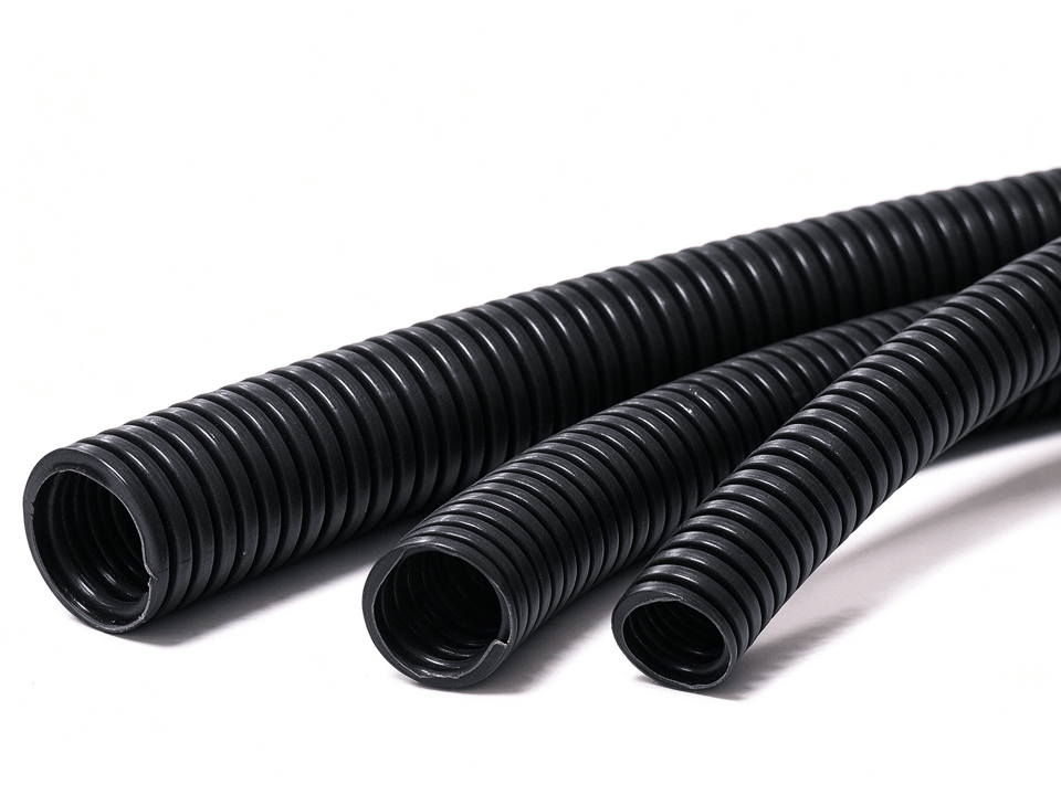 16mm/20mm/25mm PVC Corrugated Pipe- Black