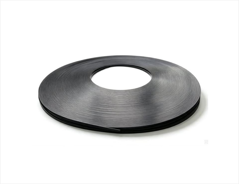 Bande magnétique extrudée pour joint de porte