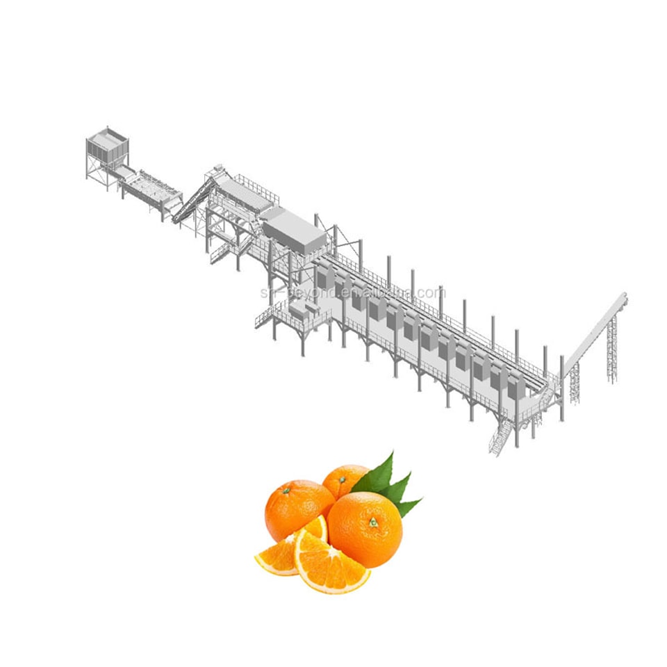 Ligne de production de jus d'orange