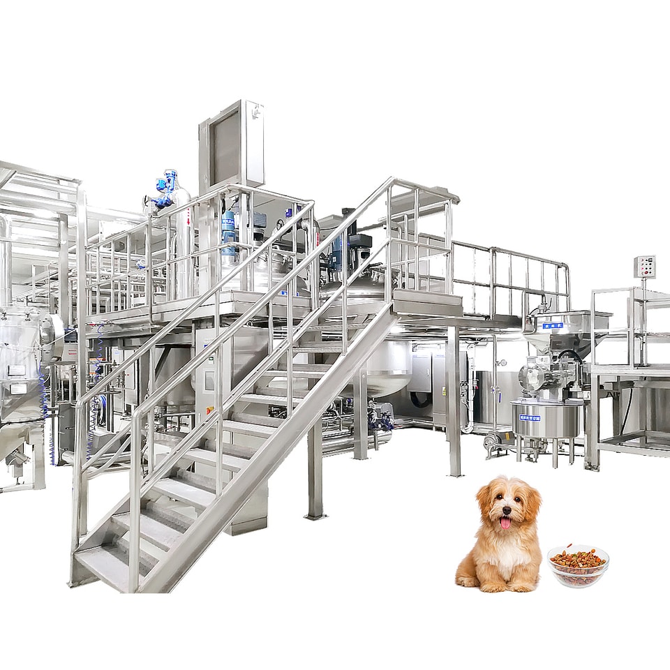Ligne de production d'aliments pour animaux de compagnie