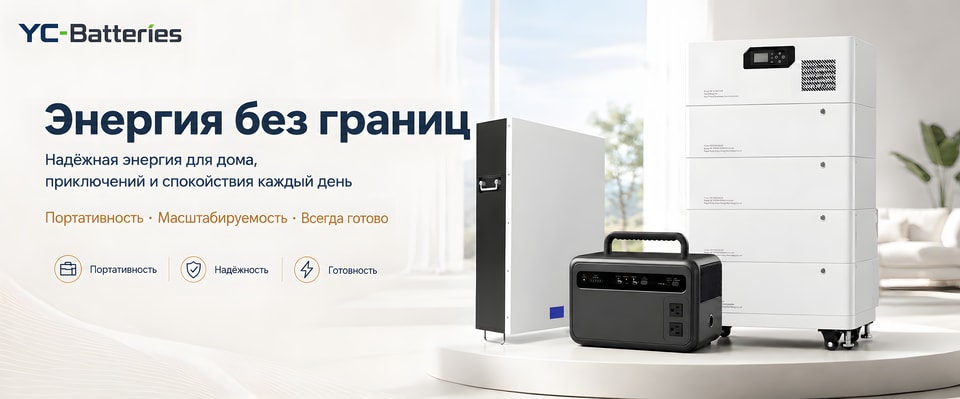 Решения для домашнего накопления энергии и портативных источников питания