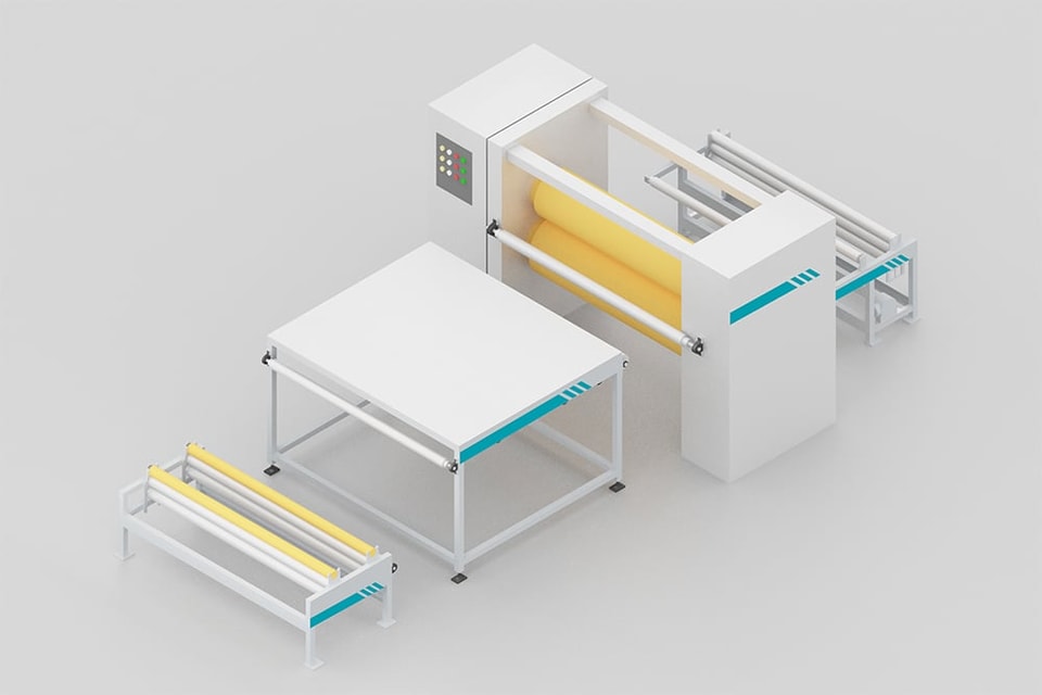 Machine de lamination à double rouleau 20T