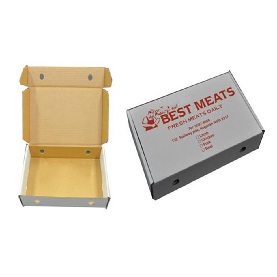 Wax-coated Foldable Paper Boxes