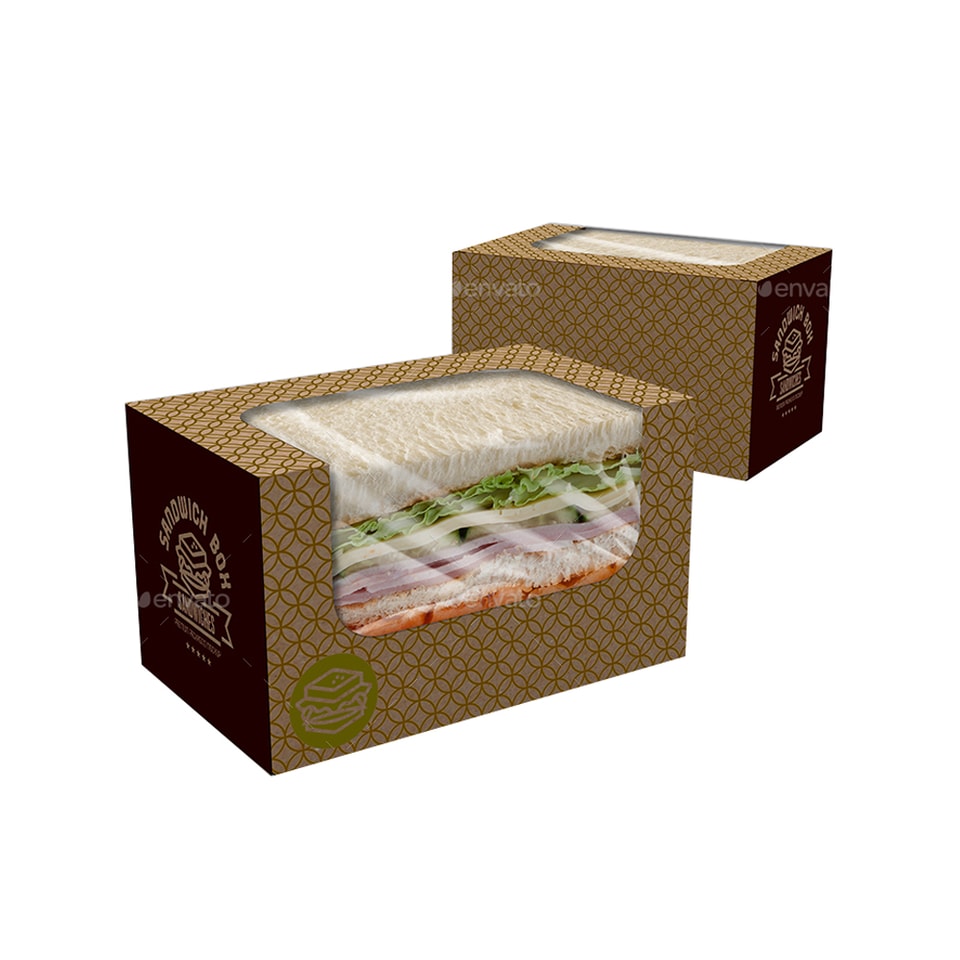Sandwich Box With PVC Window