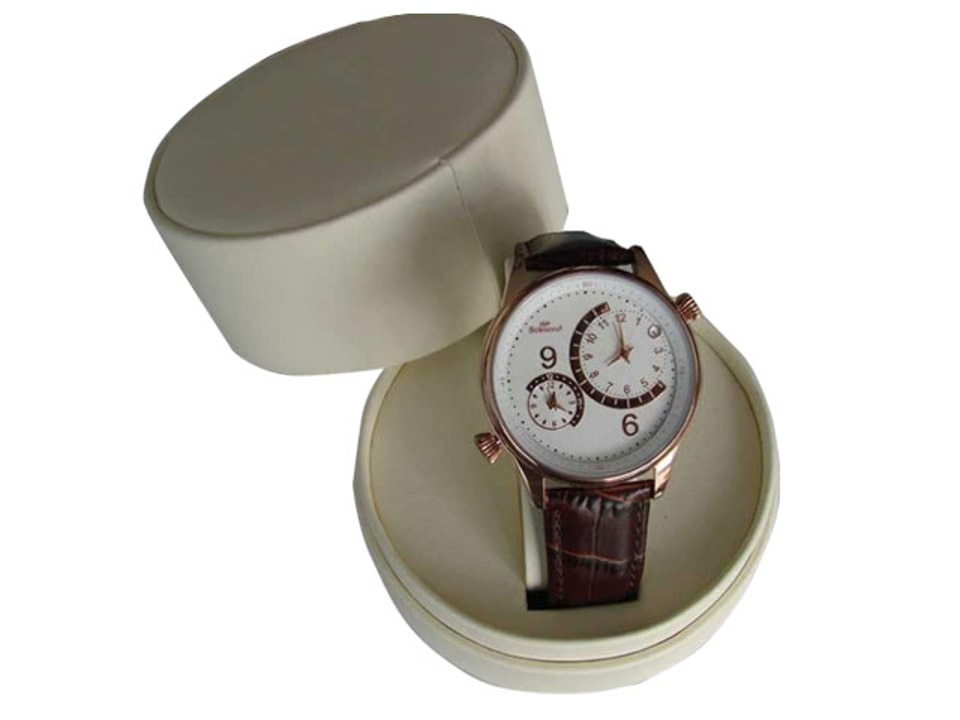 Round tube watch paper packing box