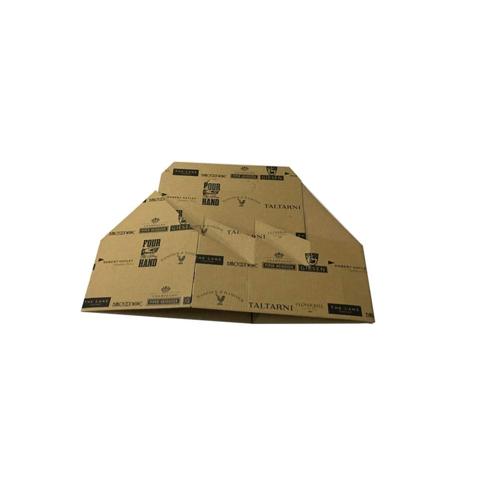 Kraft Cardboard Six Pack Beer Packaging Wine Box